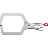 Torque Lock Locking Pliers with Deep Jaws, 9" Length, C-Clamp Pronet Distribution