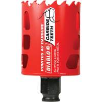 Scie cloche pour bois et m&eacute;tal, 2-1/8", Profondeur de la coupe 2-3/8", Carbure Pronet Distribution