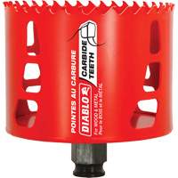 Scie cloche pour bois et m&eacute;tal, 3-1/2", Profondeur de la coupe 2-3/8", Carbure Pronet Distribution