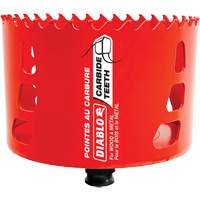 Scie cloche pour bois et m&eacute;tal, 4", Profondeur de la coupe 2-3/8", Carbure Pronet Distribution