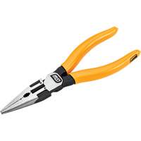 Pitbull Dipped Handle Long Nose Pliers, 6" L Pronet Distribution