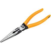 Pitbull Dipped Handle Long Nose Pliers, 8" L Pronet Distribution