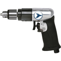 AD38VSRK Perceuse pneumatique &agrave; vitesse variable, 6 pi³/min, 1/4" NPT, 82 dBA, 3/8" mandrin, Avec cl&eacute; Pronet Distribution
