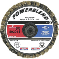 PowerBlend Roll-On Flap Disc, 2" x Type R, Z80 Grit Pronet Distribution