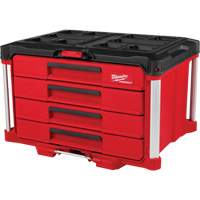 PackOut 4-Drawer Tool Box, 16-3/10" x 22-1/5" x 14-3/10", Red Pronet Distribution