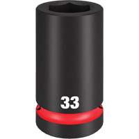Shockwave Impact Duty Socket, Impact, 33 mm, 1" Drive, 6 Points, Deep Pronet Distribution