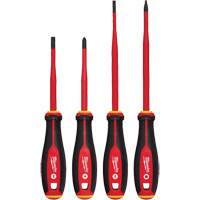 Insulated Slim Tip Screwdriver Set, 4 Pcs., Magnetic Pronet Distribution