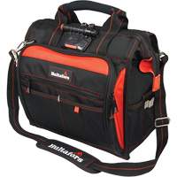 Lighted Technician's Tool Bag, Ballistic Polyester, Black/Red Pronet Distribution