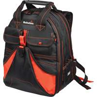 Sac &agrave; dos &agrave; outils de luxe, Noir/Rouge, Balistique/Polyester Pronet Distribution