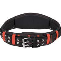 Ceinture coussin&eacute;e de 5", Noir/Rouge Pronet Distribution