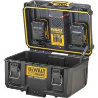 ToughSystem&reg; 2.0 20V Dual Port Charger, 14" x 15" x 9", Black/Yellow Pronet Distribution