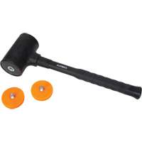 Dead Blow Hammer, 45 oz. Head Weight, Polyurethane Face, Fibreglass Handle, 13" L Pronet Distribution