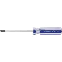 Tournevis Philips bleu transparent avec bandes, #2, Prise Plastique Pronet Distribution
