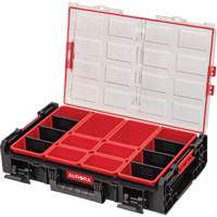 Arx&reg; X-Large Organizer with Short Bins, 23" x 15-1/5" x 5", Black Pronet Distribution