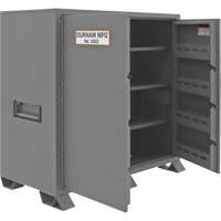 Jobsite Storage Cabinet, Steel, 59 Cubic Feet, Grey Pronet Distribution