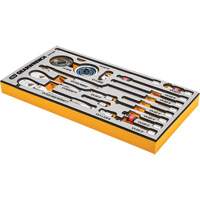 Jeu d'outils pour maître m&eacute;canicien MEGAMOD dans des plateaux en mousse modulaire de premi&egrave;re qualit&eacute; avec rangement d'outils, 1268 morcea Pronet Distribution