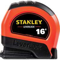 High-Visibility LEVERLOCK&reg; Tape Measure, 16', Imperial Graduations Pronet Distribution