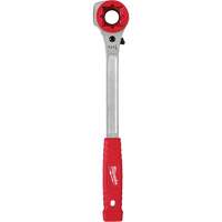 Lineman's High-Leverage Ratcheting Wrench with Milled Strike Face, 3/4"/1"/1-1/8" Drive, Ergonomic Handle Pronet Distribution