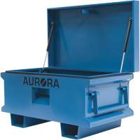 Coffre &agrave; outils de chantier, 33" x 20-3/10" x 18-3/10", Acier, Bleu Pronet Distribution