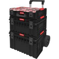Arx 3-Piece Modular Starter Kit, 23"/25-1/5" x 19"/15-1/5" x 12-3/5"/26"/6-4/5", Black/Red Pronet Distribution