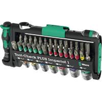 Ensemble d'outils en mesures imp&eacute;riales 1 Tool-Check PLUS, 39 Mcx, Prise de 1/4" Pronet Distribution