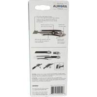 Couteau professionnel de 18 mm, Acier inoxydable, Robuste, Prise en Caoutchouc Pronet Distribution