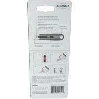 Couteau de s&eacute;curit&eacute; r&eacute;tractable standard, Acier inoxydable, Prise en Caoutchouc Pronet Distribution