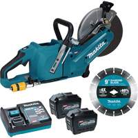 Tronçonneuse &agrave; meule &eacute;lectrique 40?V?max XGT sans balais avec trousse de batteries 8,0?Ah , 9", 40 V Pronet Distribution