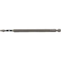 Impactech&reg; Power Bit, Square, #2 Tip, 1/4" Drive Size, 6" Length Pronet Distribution