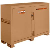 Model 129 Bin Storage Cabinet with Padlock, Steel, 48 Cubic Feet, Tan Pronet Distribution