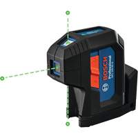 Laser dalignement autonivelant &agrave; faisceau vert &agrave; trois points Pronet Distribution