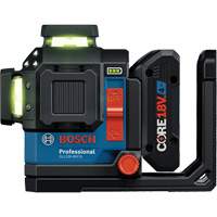Laser dalignement/nivellement 360 connect&eacute; &agrave; faisceau vert &agrave; trois points Pronet Distribution