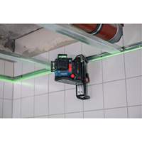 Laser dalignement/nivellement 360 connect&eacute; &agrave; faisceau vert &agrave; trois points Pronet Distribution