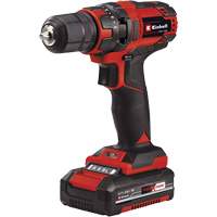 Cordless Drill/Driver Kit, Lithium-Ion, 18 V, 3/8" Chuck, 310 in-lbs Torque Pronet Distribution