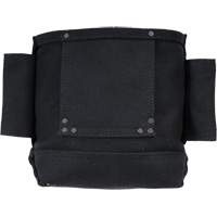 Sac Phantom pour &eacute;crous et boulons avec 2 manchons, Toile, 3 pochettes, Noir Pronet Distribution
