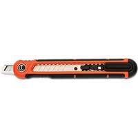 9mm Snap Off Blade Retractable Knife, Steel, Plastic Handle Pronet Distribution