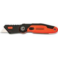 Folding Utility Knife, 1" Blade, Steel Blade, Aluminum Handle Pronet Distribution