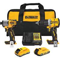 XR Brushless Cordless Premium Drill Driver Kit with 4 Ah POWERSTACK Battery and 2 Ah Battery, 20 V Pronet Distribution