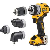 XTREME Brushless Cordless 5-in-1 Drill/Driver Kit, Lithium-Ion, 12 V, 3/8" Chuck Pronet Distribution