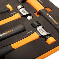Mixed Hammer Set in Foam Storage Tray, 5 Pieces Pronet Distribution