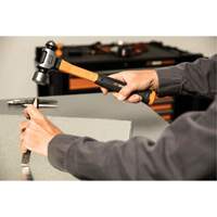 Ball Pein Hammer, 32 oz. Head Weight, Plain/Polished Face, Fibreglass Handle Pronet Distribution