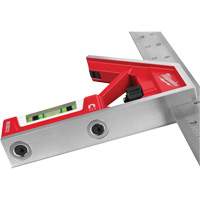 Magnetic Combination Square, 12" L, Stainless Steel, Plain Pronet Distribution