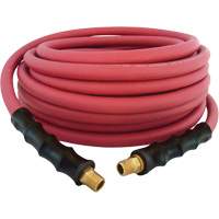 MAXPRO Rubber Hose, Air/Water, EPDM Rubber/Polyester, 3/8" dia. x 50', 300 psi, 1/4 NPT Pronet Distribution