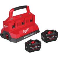 M18 Forge Starter Kit with 2 Batteries & 6-Bay Rapid Charger, Lithium-Ion, 18 V, 12 Ah Pronet Distribution