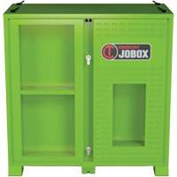 Ventilated Onsite PPE Storage Cabinet, Steel, High-Visibility Lime Green Pronet Distribution