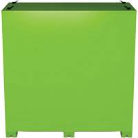 Ventilated Onsite PPE Storage Cabinet, Steel, High-Visibility Lime Green Pronet Distribution