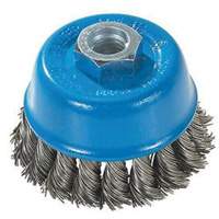 Brosse &agrave; fils nou&eacute;s torsad&eacute;s, 3" dia. x M10x1,25 arbre Pronet Distribution