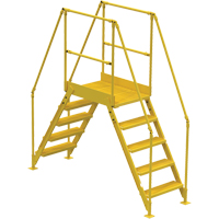 Crossover Ladder, 91-1/2" Overall Span, 50" H x 36" D, 24" Step Width Pronet Distribution