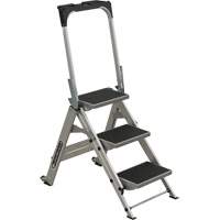 Tilt & Roll Step Stool Ladder, 3 Steps, 34" x 22" x 50.75" High Pronet Distribution