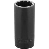 Douille, Chocs, 1-1/8", Prise 1/2", 12 pans, Profond Pronet Distribution